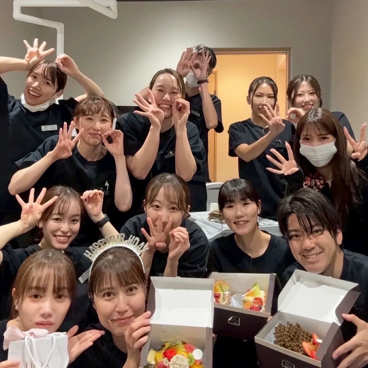スタッフさんのお誕生日をお祝いしました🥳