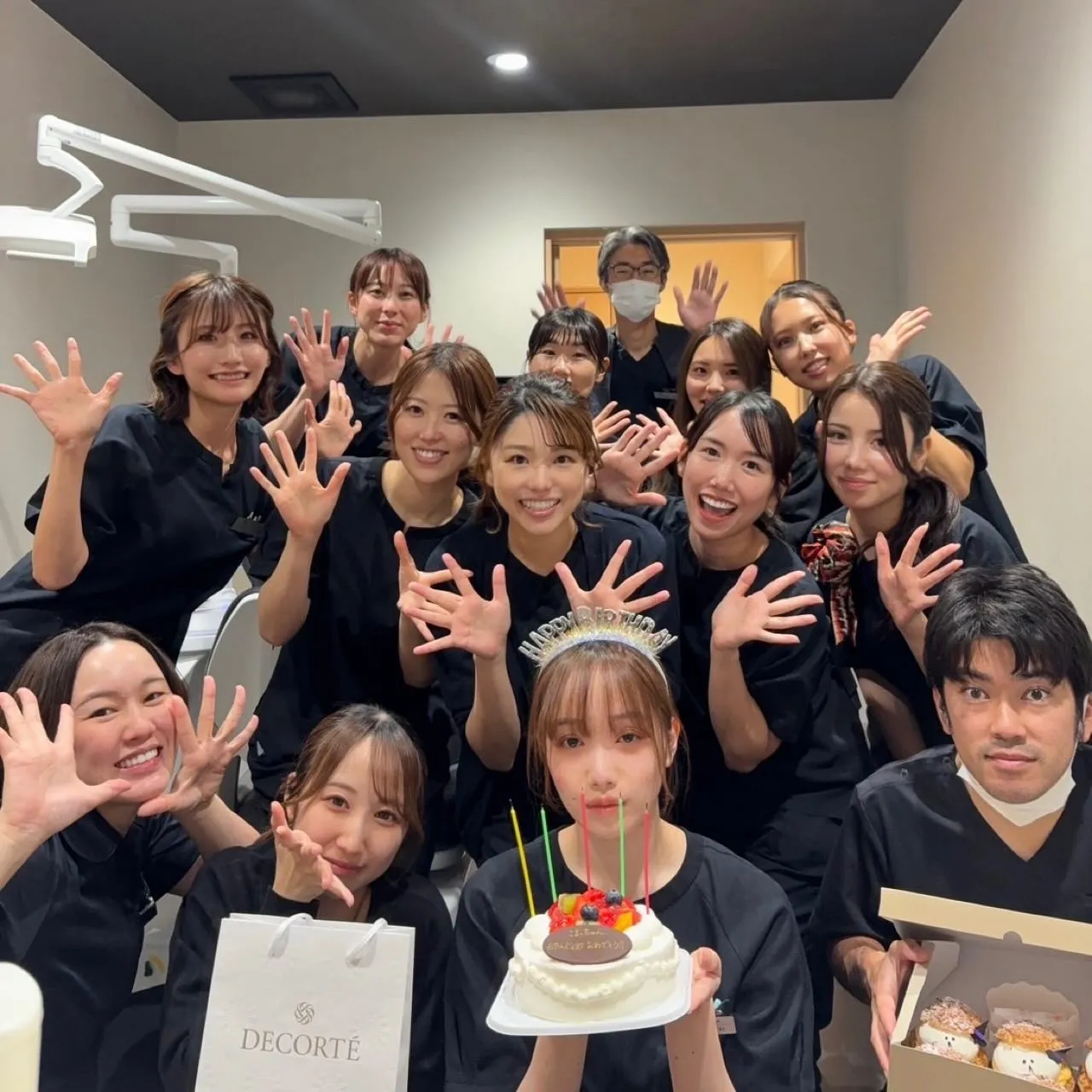 スタッフさんのお誕生日をお祝いしました🎂