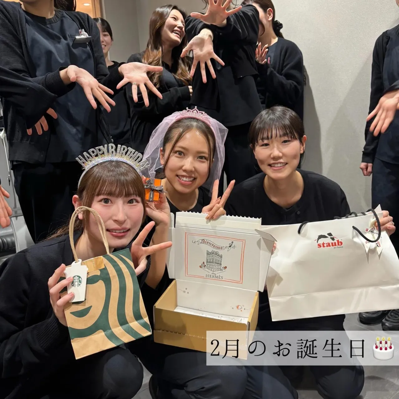 2月の誕生日メンバーのお祝い🎉