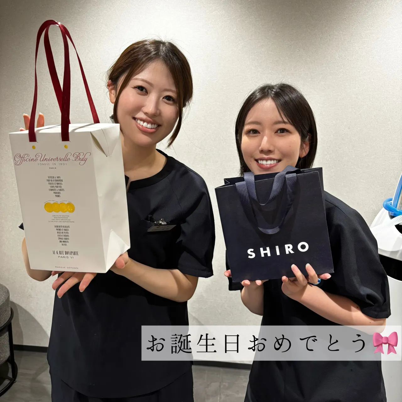 衛生士さん2人のお誕生日をお祝いしました🎂✨